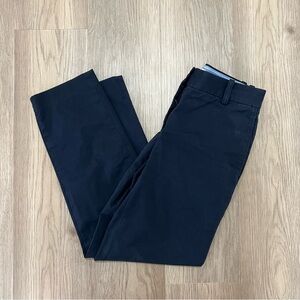 Aritzia Navy Cotton Stretch Tailored Chino Pants Size 4